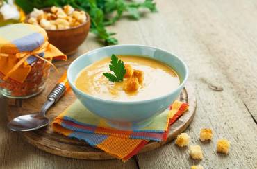 Βελουτέ σούπα γλυκοπατάτας